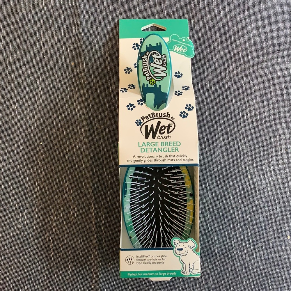 Brand new - Wet brand large breed detangler brush